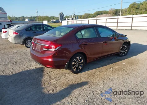 2015 Honda Civic Ex из США, поврежденный, VIN 2HGFB2F89FH505876